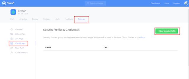 ionic_app_create_certificate